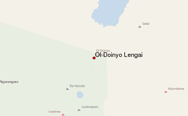 Ol Doinyo Lengai Location Map