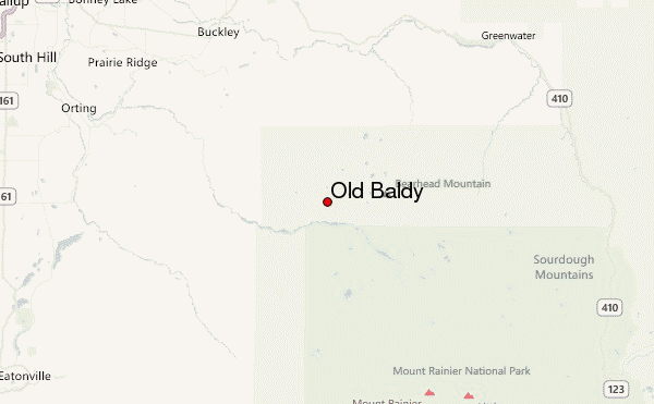 Old Baldy Location Map