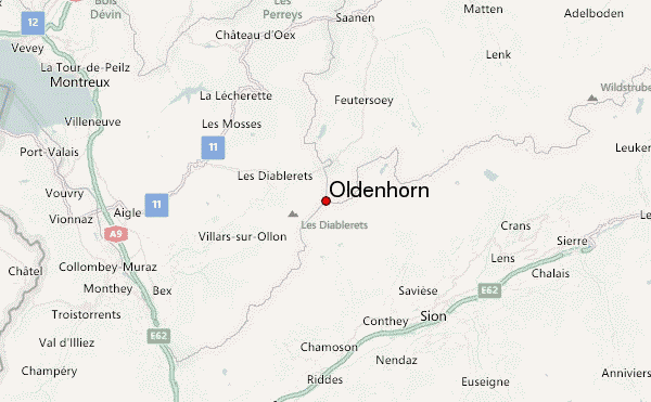 Oldenhorn Location Map