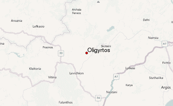 Oligyrtos Location Map