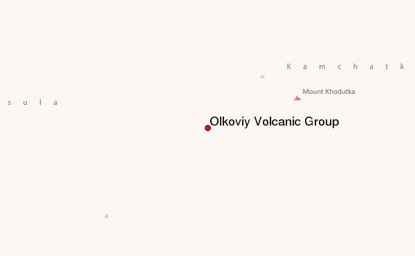 Olkoviy Volcanic Group Location Map