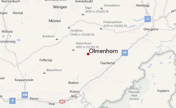 Olmenhorn Location Map
