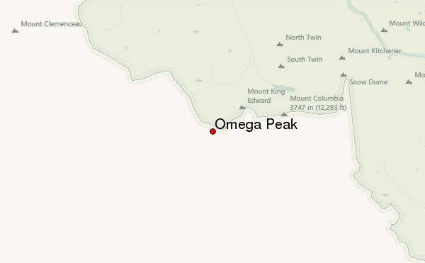 Omega Peak Location Map
