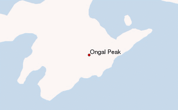 Ongal Peak Location Map