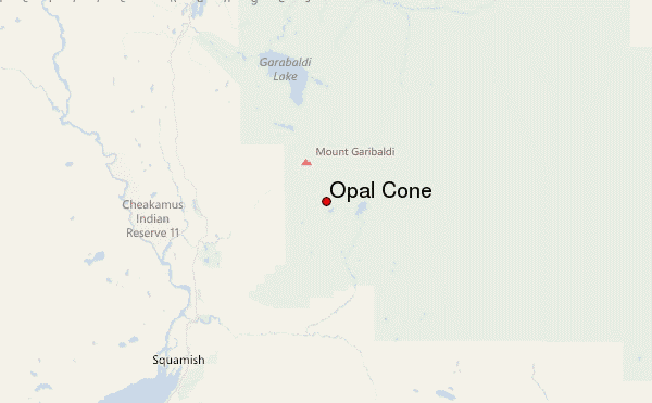 Opal Cone Location Map
