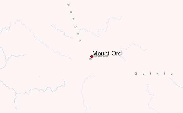 Mount Ord Location Map
