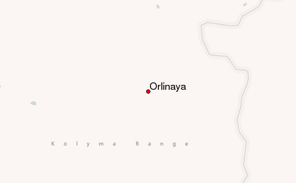 Orlinaya Location Map