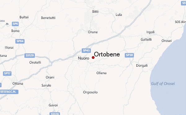 Ortobene Location Map