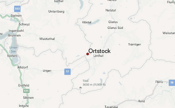 Ortstock Location Map