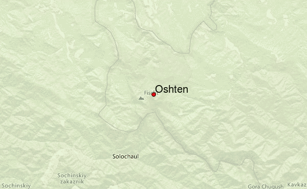 Oshten Location Map