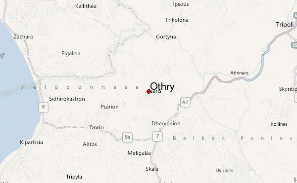 Othry Location Map