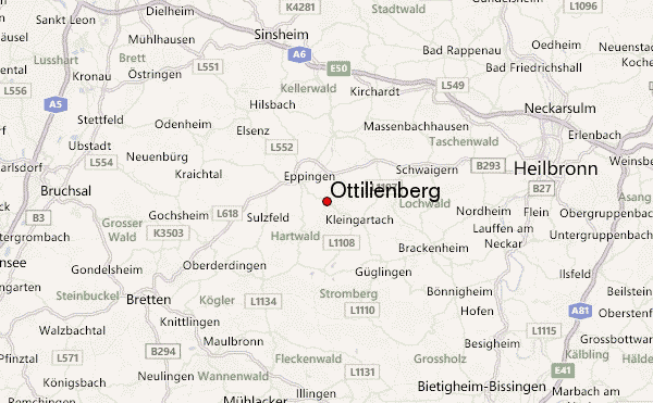 Ottilienberg Location Map