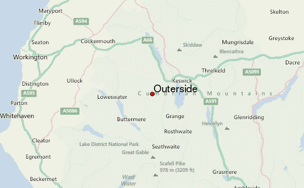 Outerside Location Map