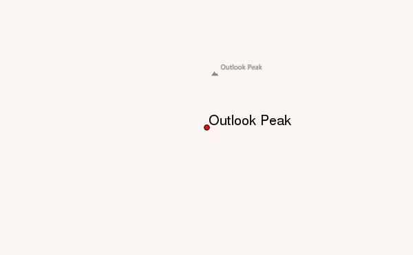 Outlook Peak Location Map