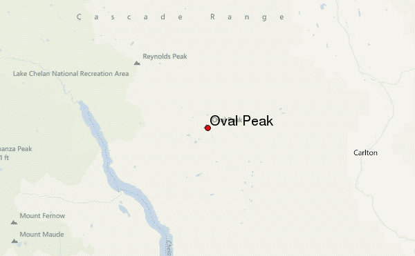 Oval Peak Location Map