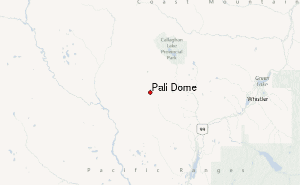 Pali Dome Location Map