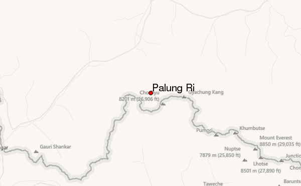 Palung Ri Location Map