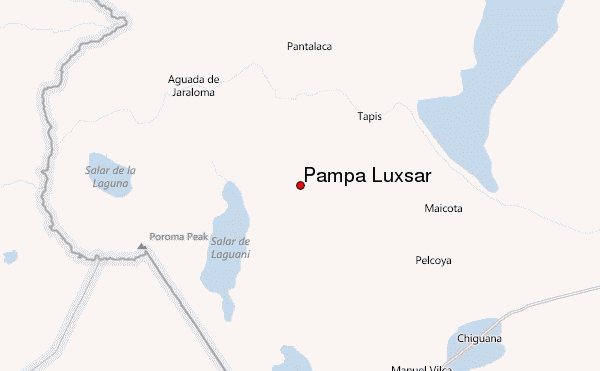 Pampa Luxsar Location Map