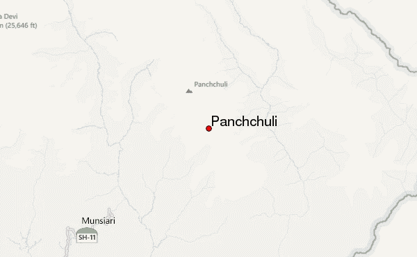 Panchchuli Location Map