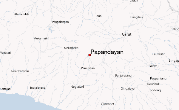 Papandayan Location Map
