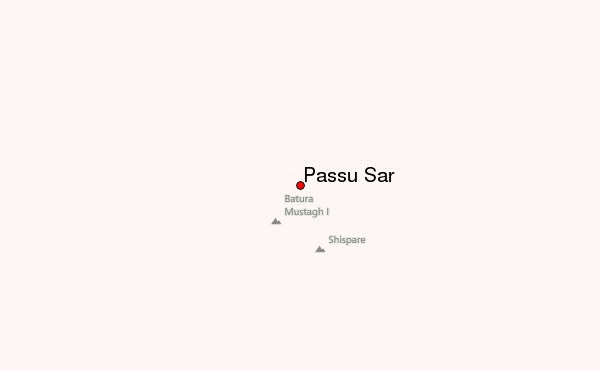 Passu Sar Location Map