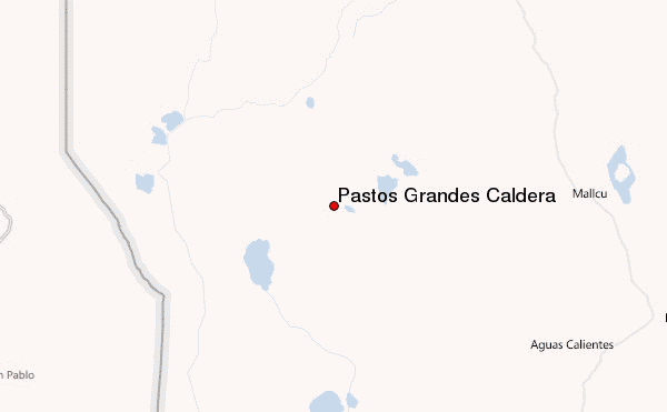 Pastos Grandes Caldera Location Map
