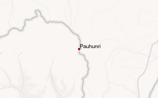 Pauhunri Location Map