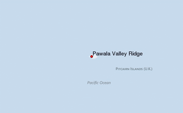 Pawala Valley Ridge Location Map