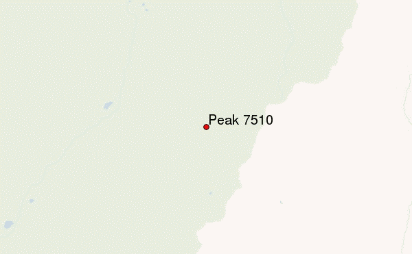 Peak 7510 Location Map