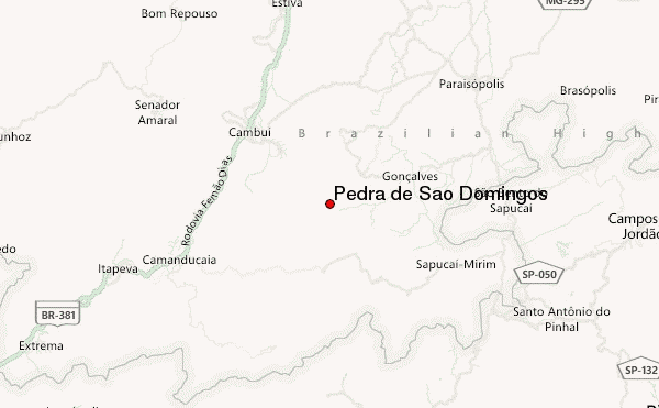 Pedra de São Domingos Location Map