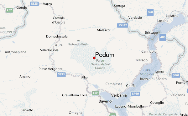 Pedum Location Map