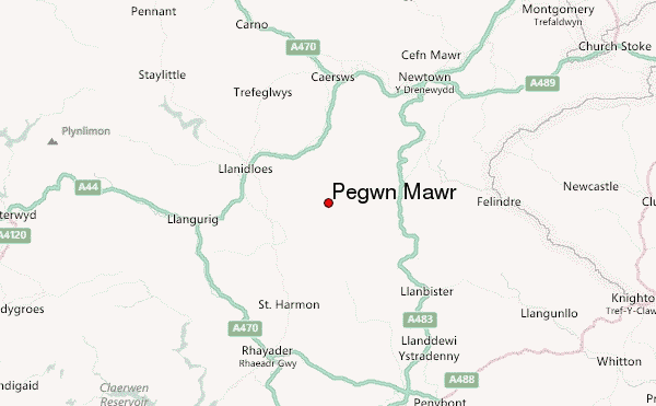 Pegwn Mawr Location Map