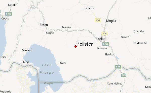 Pelister Location Map