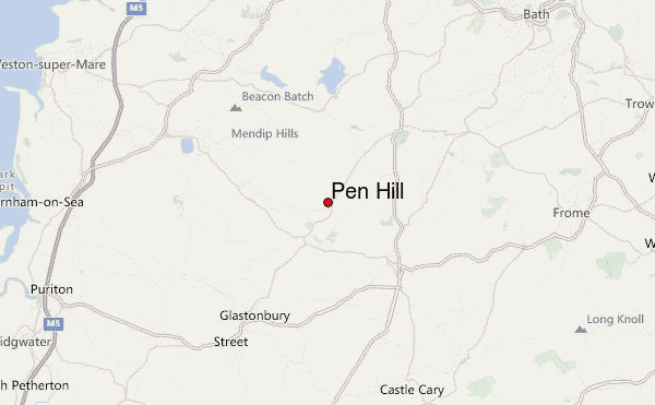Pen Hill Location Map