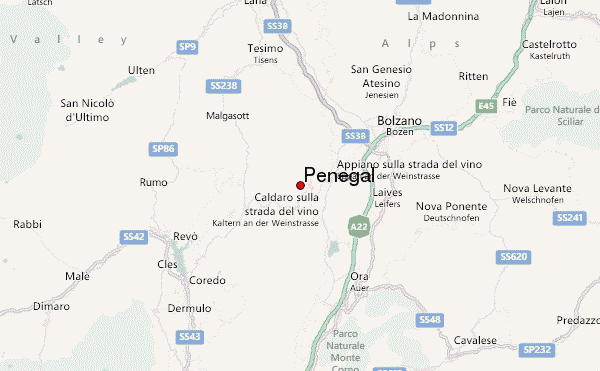 Penegal Location Map