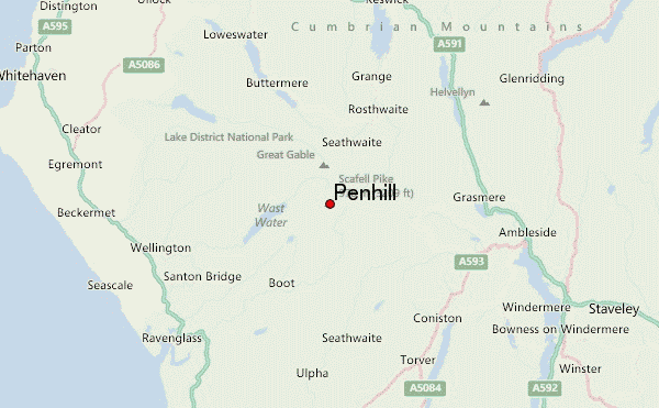 Penhill Location Map