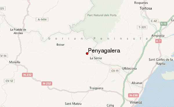 Penyagalera Location Map