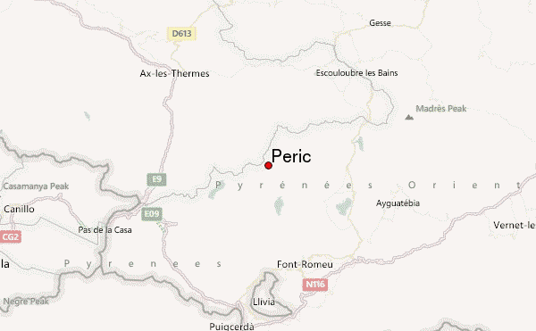 Peric Location Map
