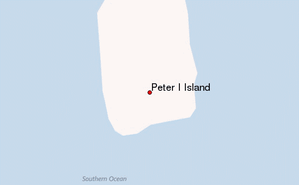Peter I Island Location Map