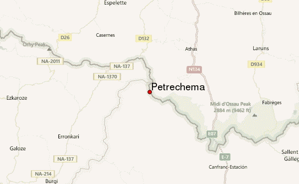 Petrechema Location Map