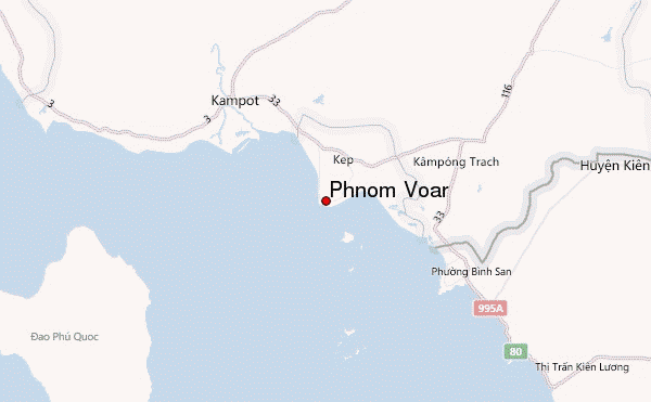 Phnom Voar Location Map