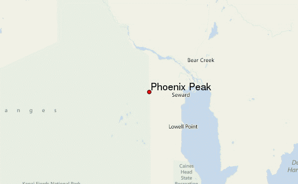 Phoenix Peak Location Map
