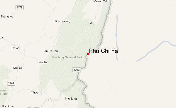 Phu Chi Fa Location Map