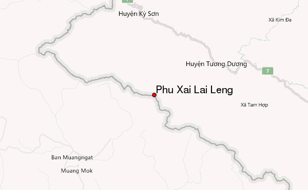 Phu Xai Lai Leng Location Map