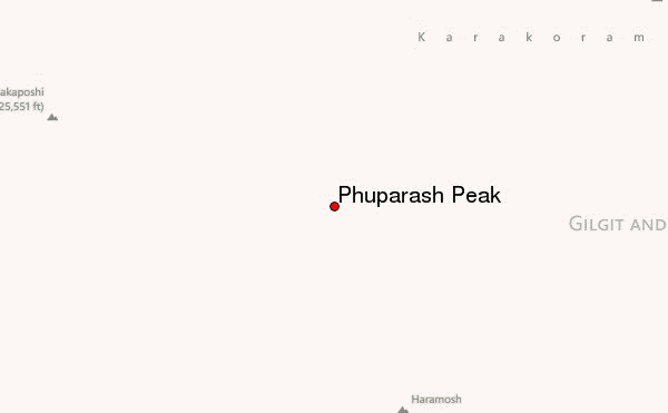 Phuparash Peak Location Map