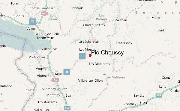 Pic Chaussy Location Map