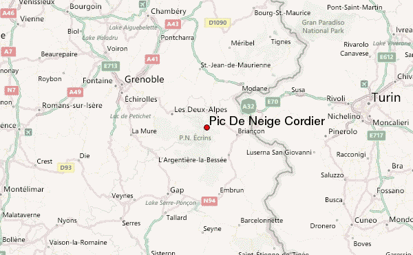 Pic De Neige Cordier Mountain Information