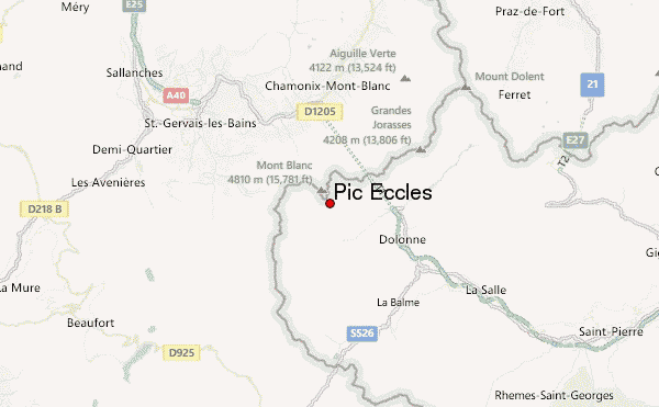 Pic Eccles Location Map