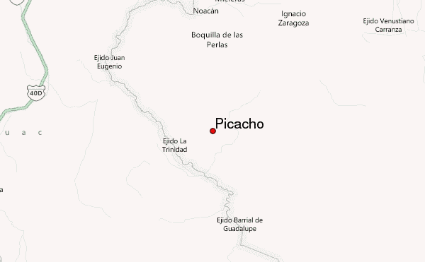 Picacho Location Map