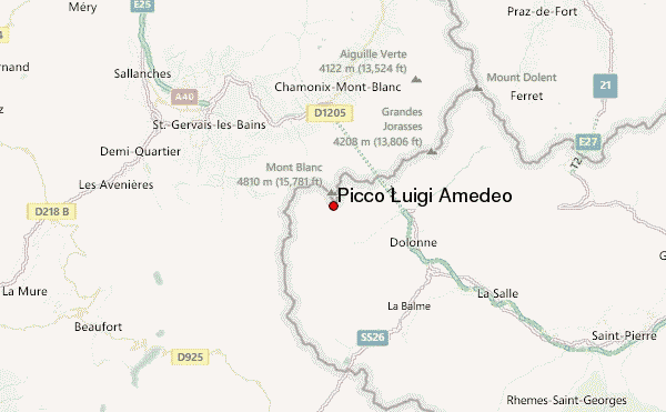 Picco Luigi Amedeo Location Map